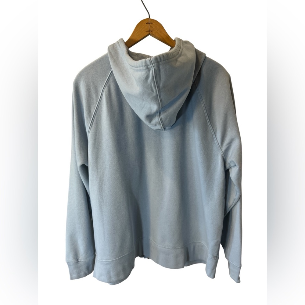 GAP Women's Light Blue Zip-Up Hoodie -Y2K Aesthetic - Picture 4 of 6